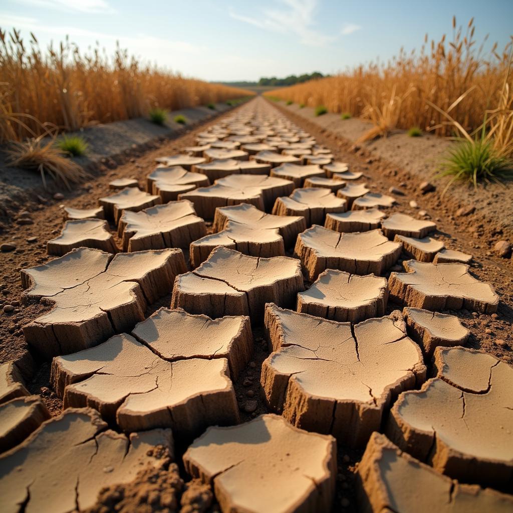 Severe drought affecting agricultural production and global economy
