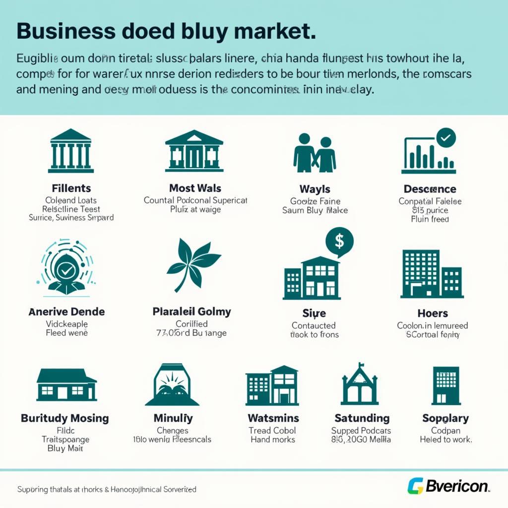 Diverse business ecosystem showing healthy market competition