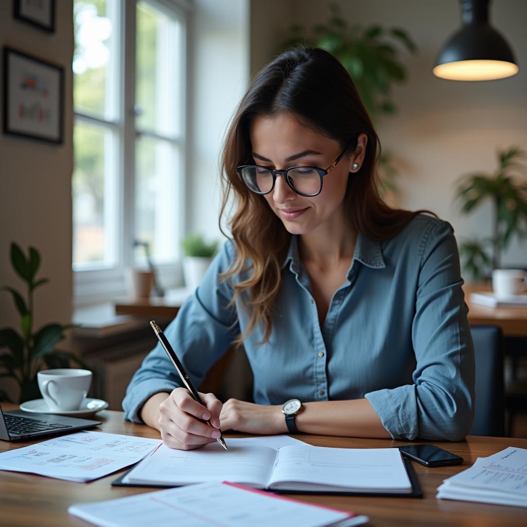 Professional demonstrating effective time management techniques