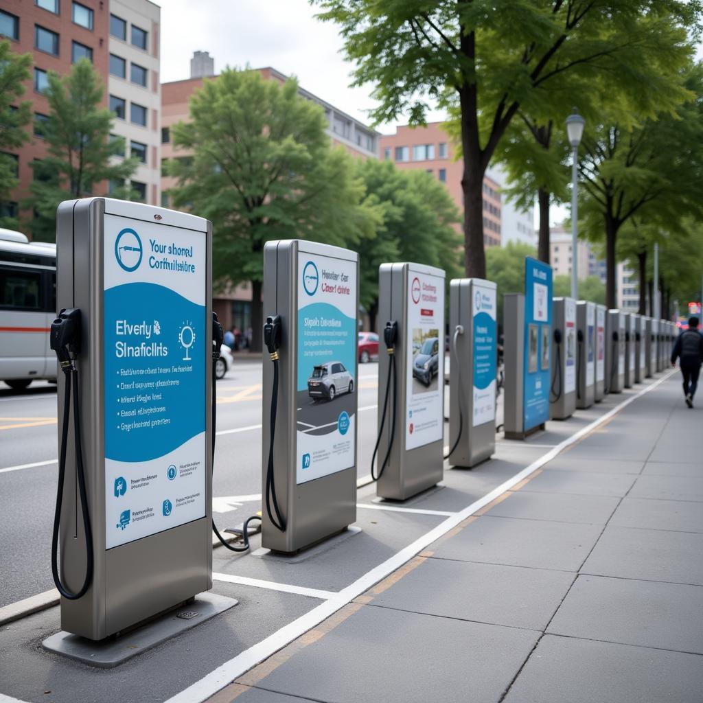 Urban electric vehicle charging infrastructure demonstration