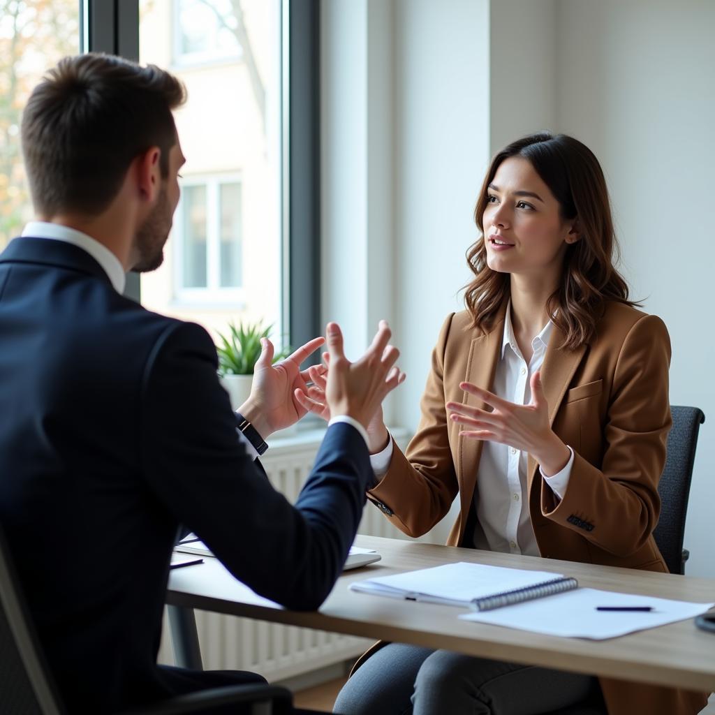 IELTS candidate describing an energetic person during speaking test