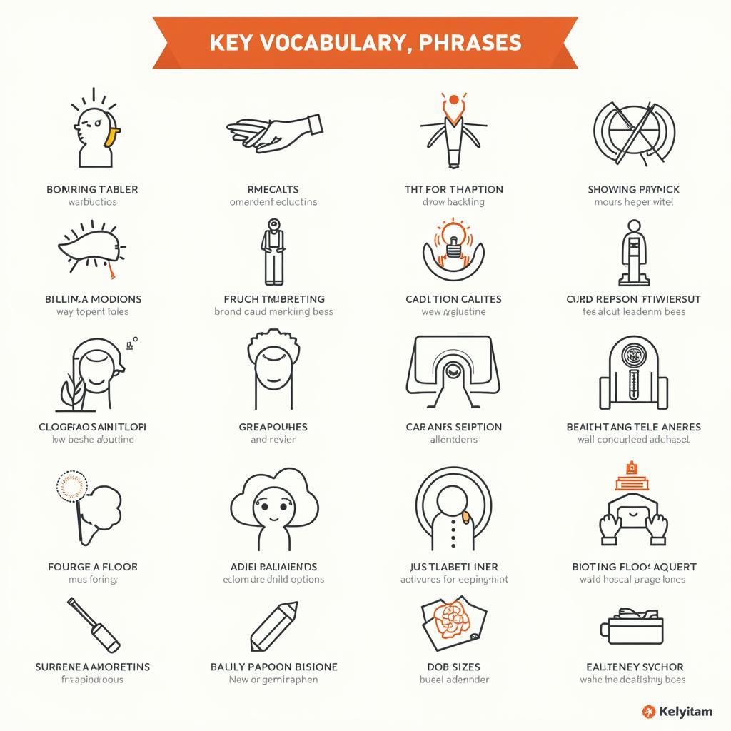 Key vocabulary and phrases for describing receiving advice