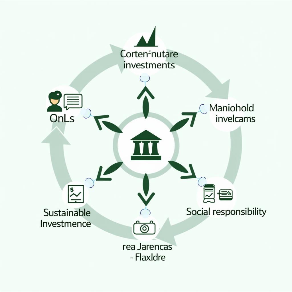 Ethical Banking and Investment Concept Diagram