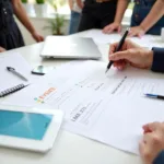 IELTS candidate explaining event planning approach