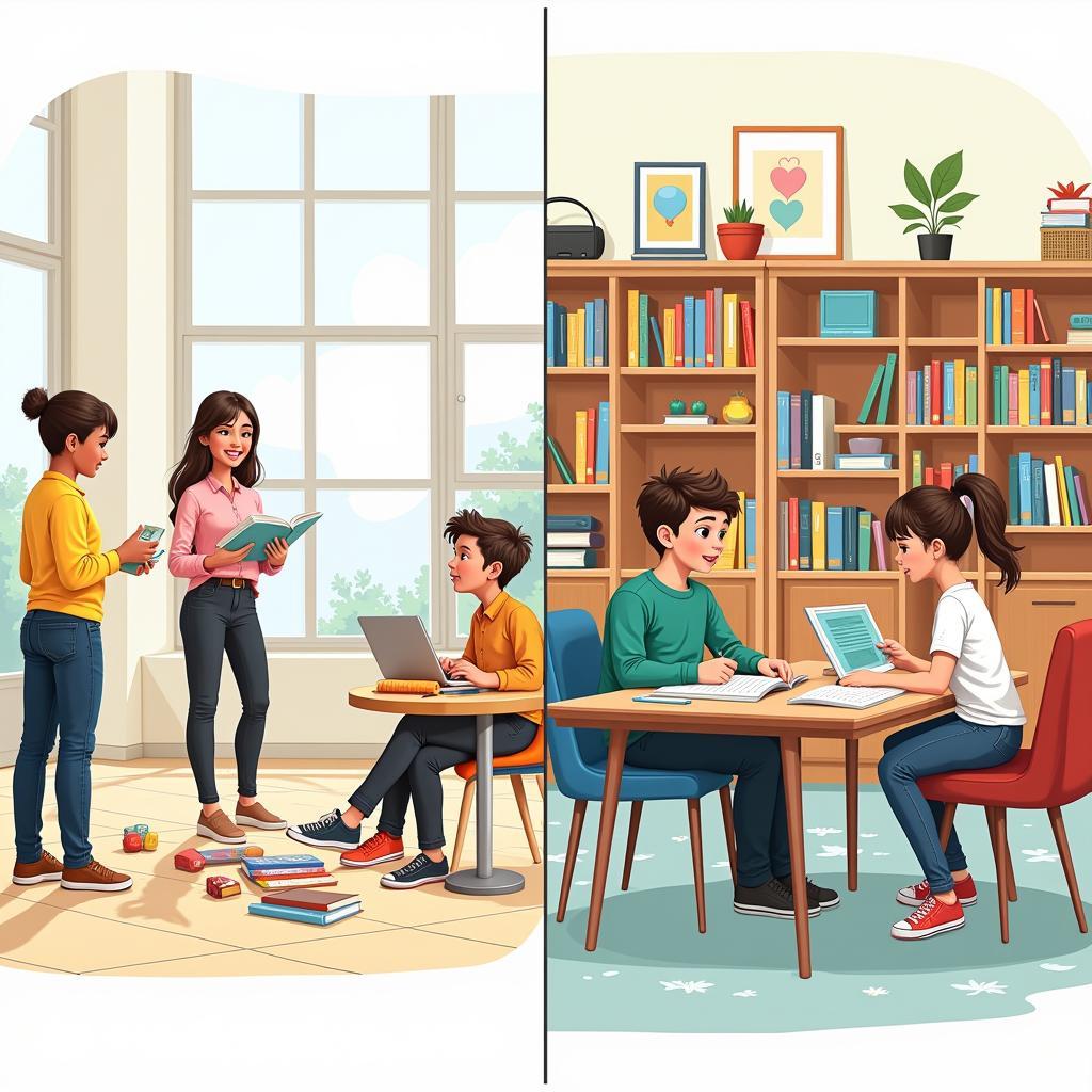 Comparison between experiential learning and book-based education methods