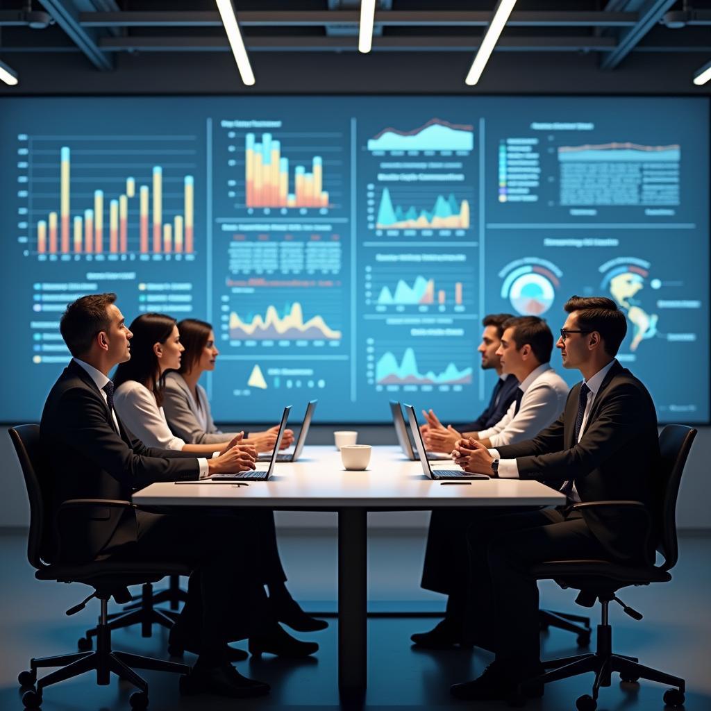 Diverse experts collaborating on global solutions