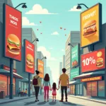 The impact of fast food advertising on modern society and public health