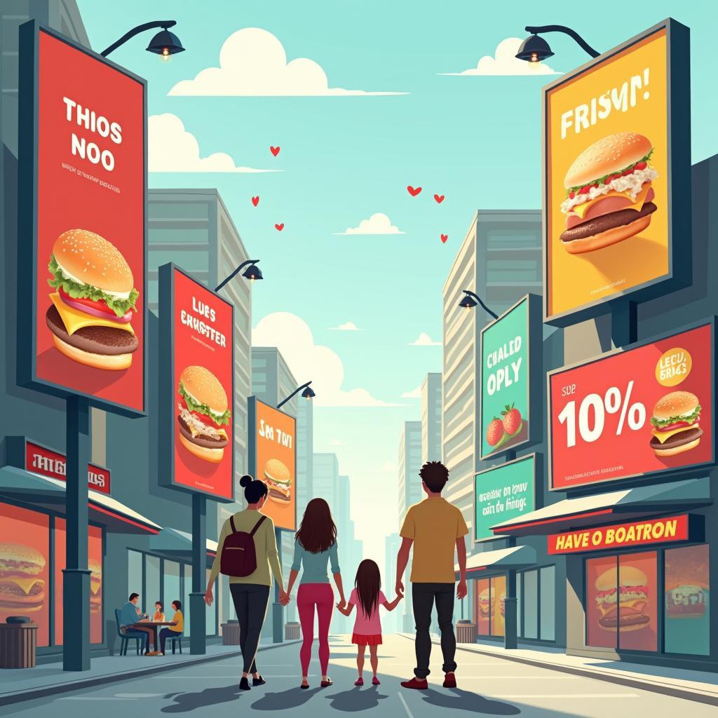 The impact of fast food advertising on modern society and public health