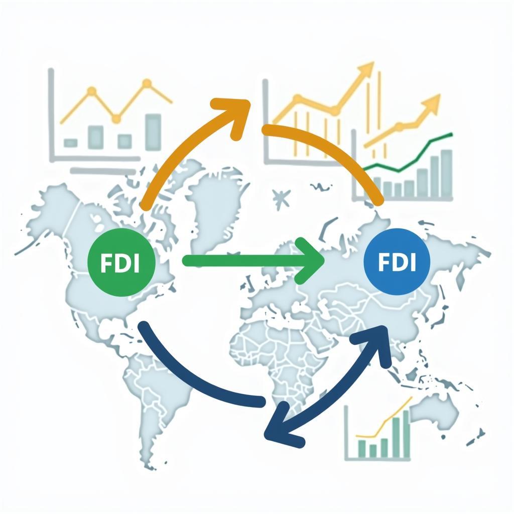 Foreign Direct Investment Impact on Economic Growth Concept