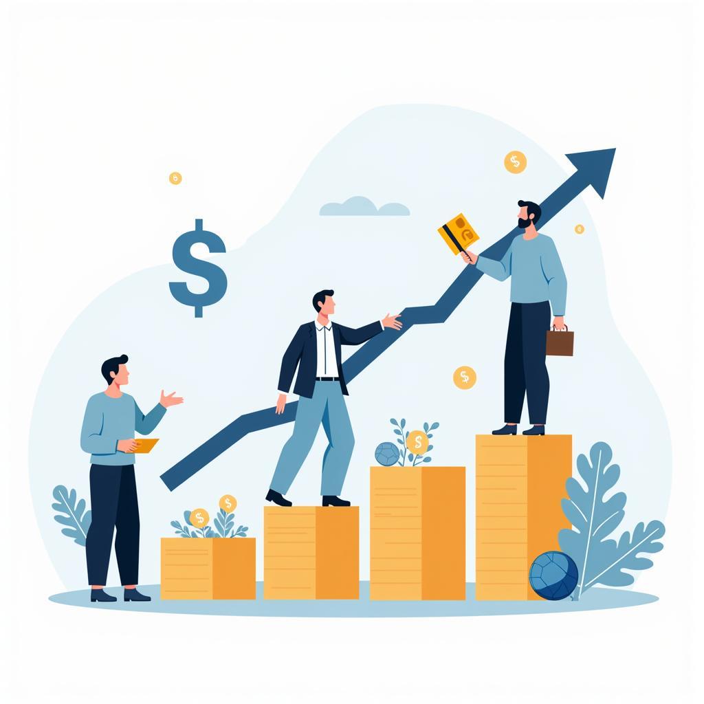 Foreign Direct Investment and Economic Growth Concept with Business Charts