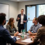 Financial literacy workshop teaching debt management strategies