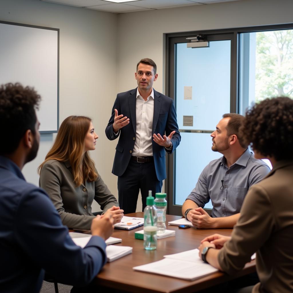 Financial literacy workshop teaching debt management strategies
