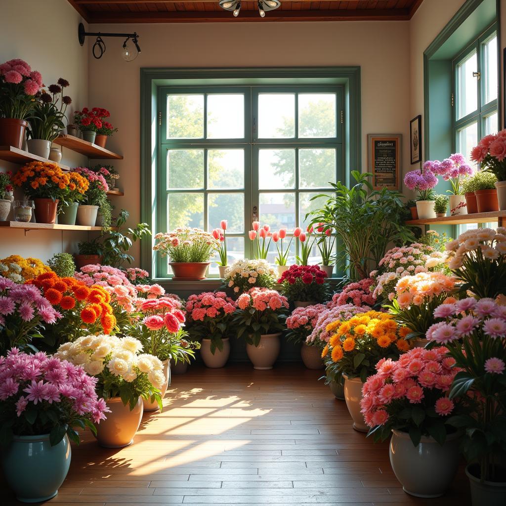 Detailed Description of Flower Shop for IELTS Speaking