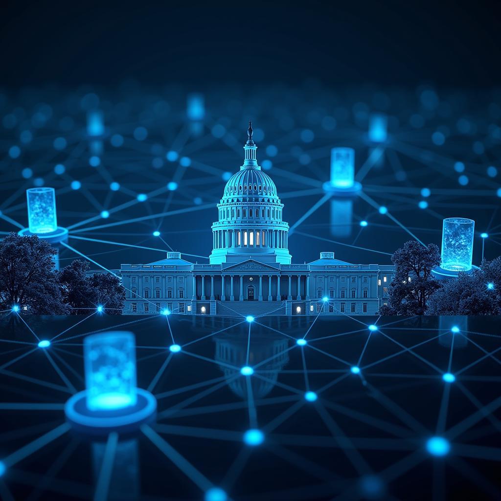 Government cybersecurity systems protecting digital infrastructure and sensitive data