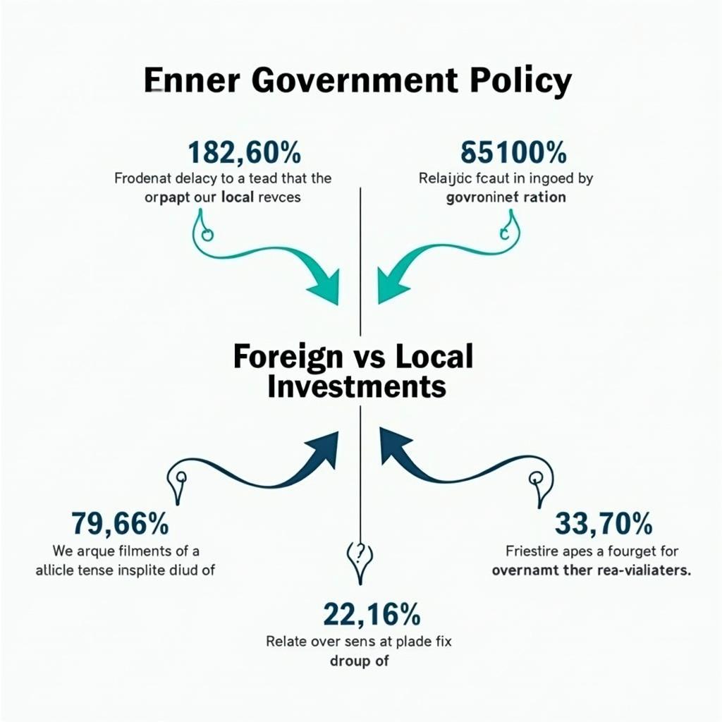 Government policies affecting different investment sectors chart