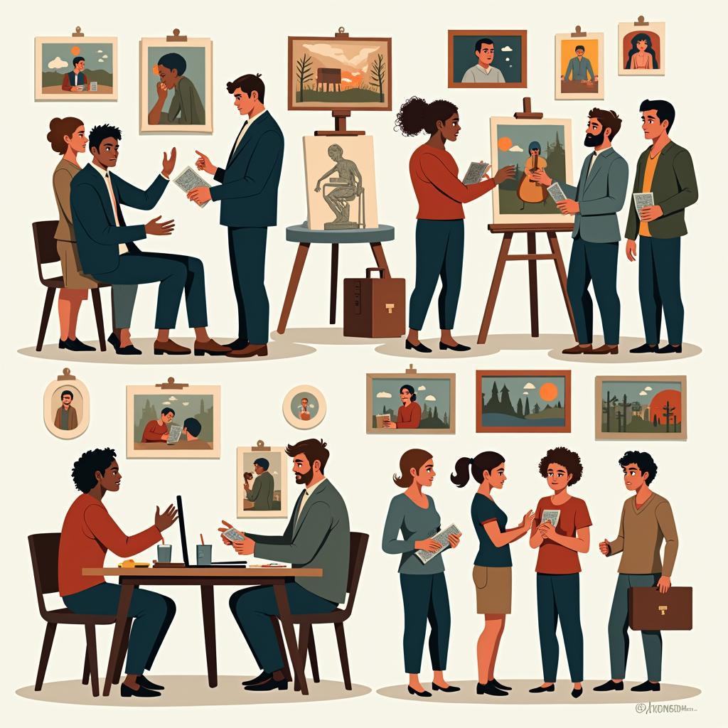 Government providing financial support to local artists in various forms