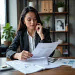 Professional balancing happiness and career success