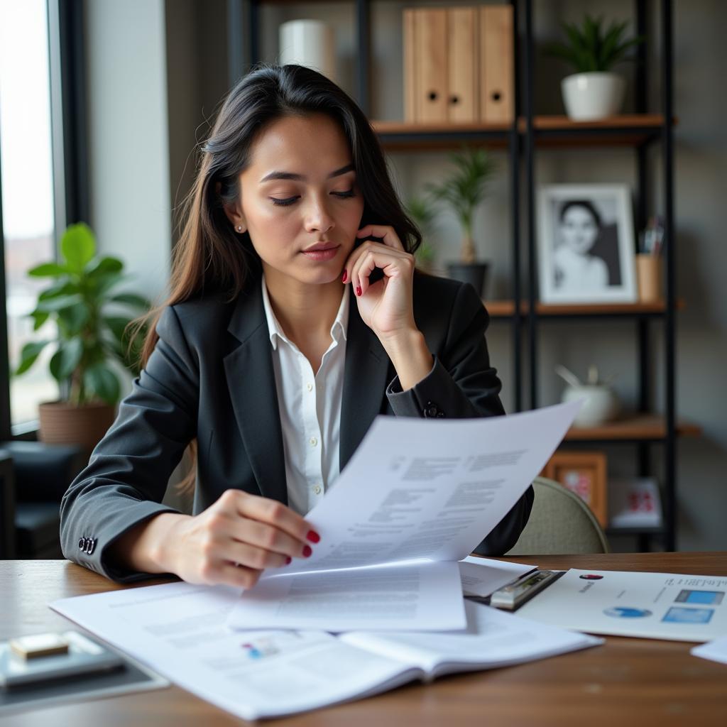 Professional balancing happiness and career success