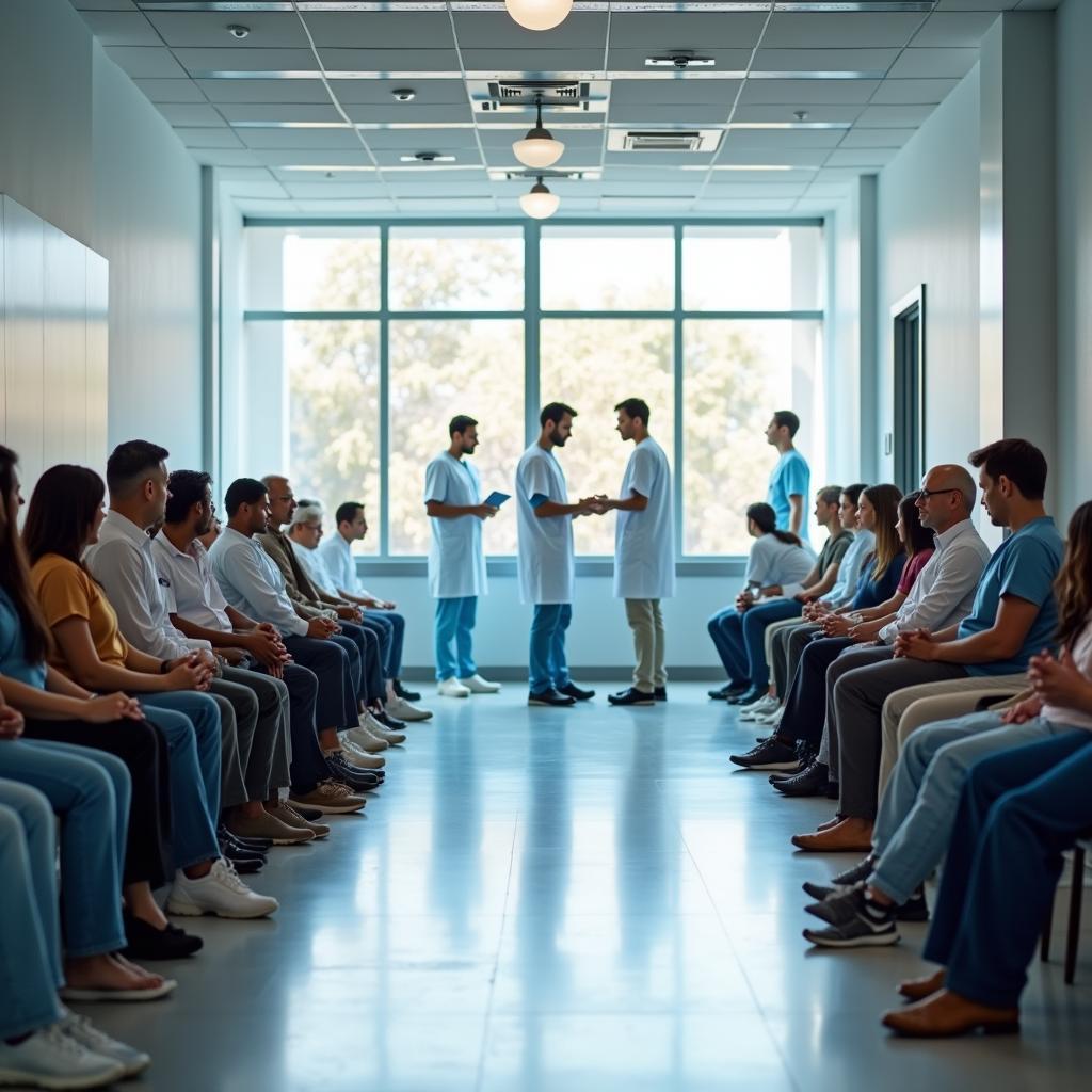 Universal healthcare providing medical access to diverse community members