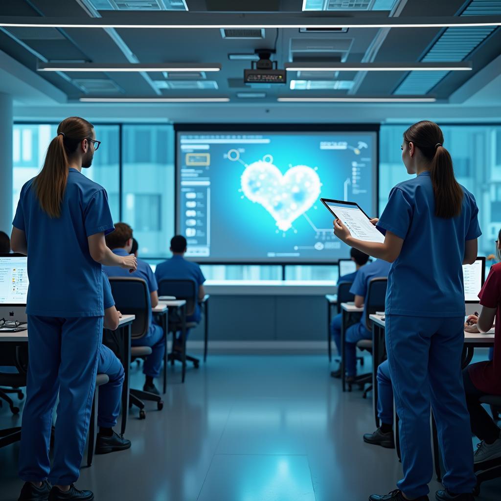 Healthcare Professionals Learning AI Systems