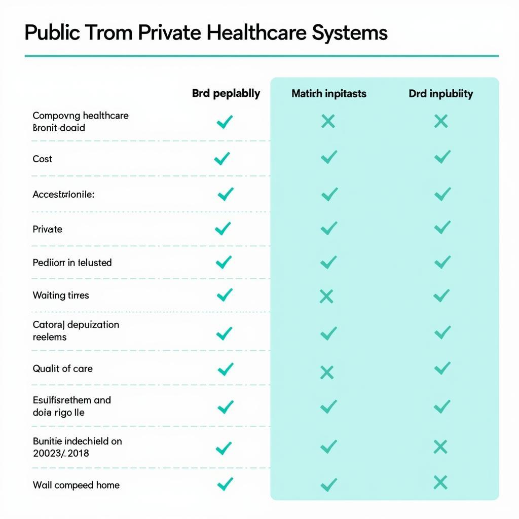 Public vs Private Healthcare Systems Comparison