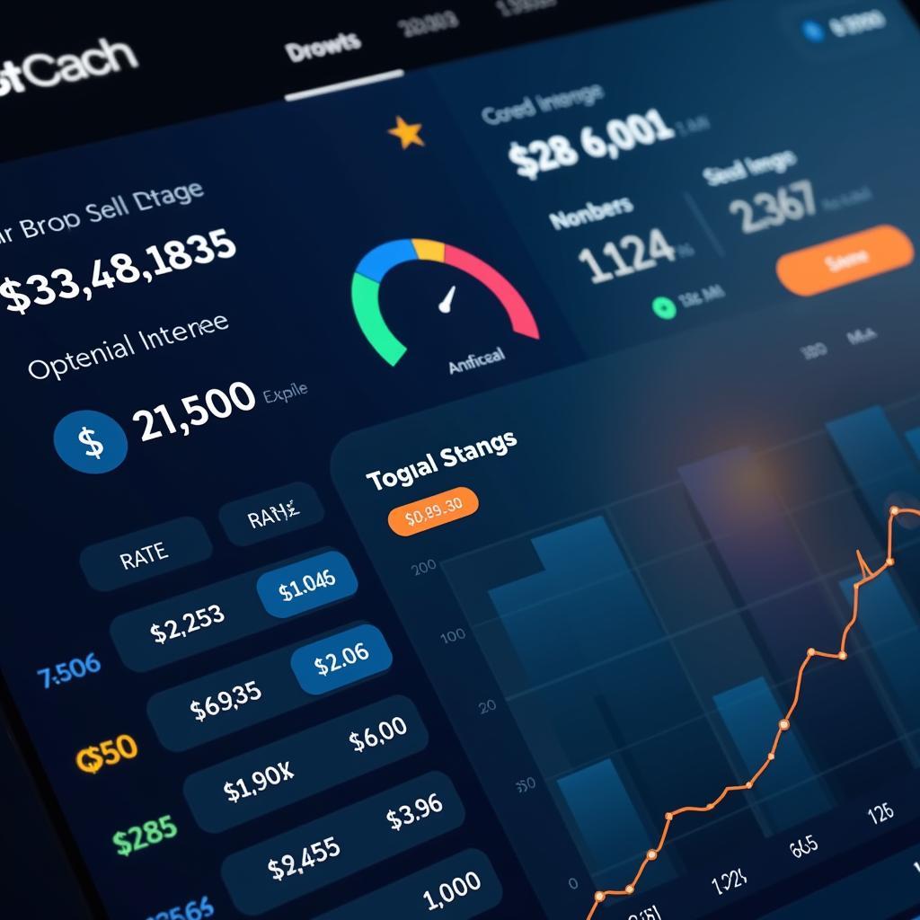 Benefits of high-interest savings accounts shown through digital banking interface