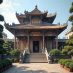 Ancient temple architecture showcasing historical significance