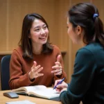 Candidate Discussing Traditional Food During IELTS Speaking Test