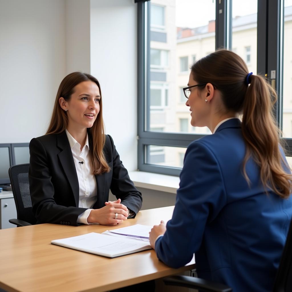 IELTS Speaking Test Examiner and Candidate Discussion