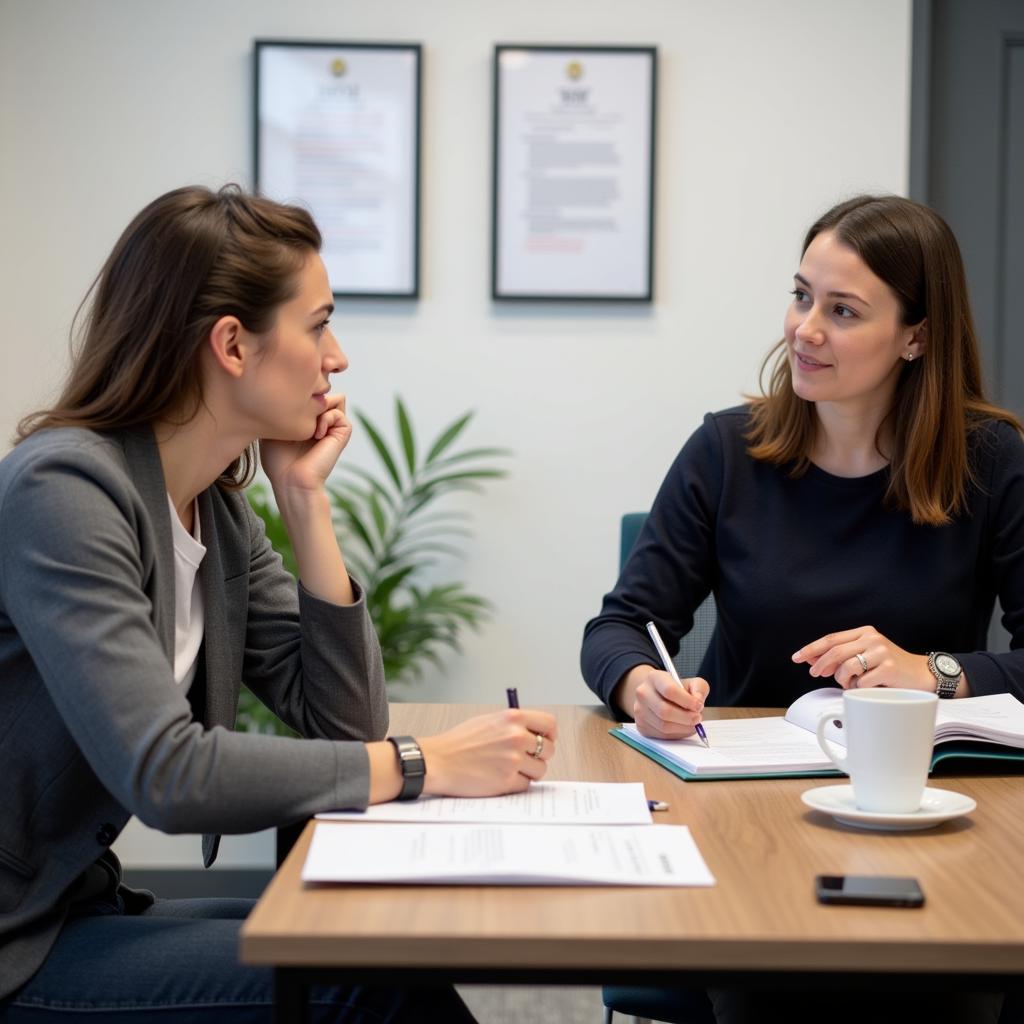 IELTS Speaking Test Interview Setting