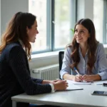 IELTS Speaking Test Examiner and Candidate Discussion