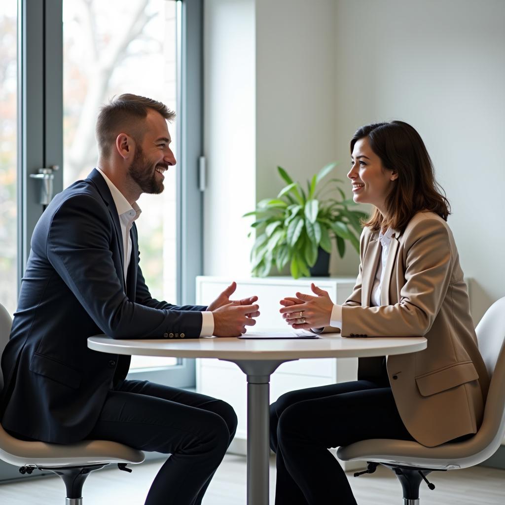 IELTS Speaking Test Environment Professional Setting