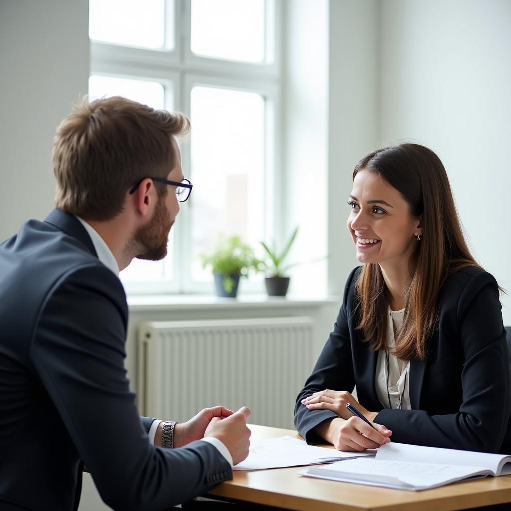 IELTS Speaking Test Interview Setting