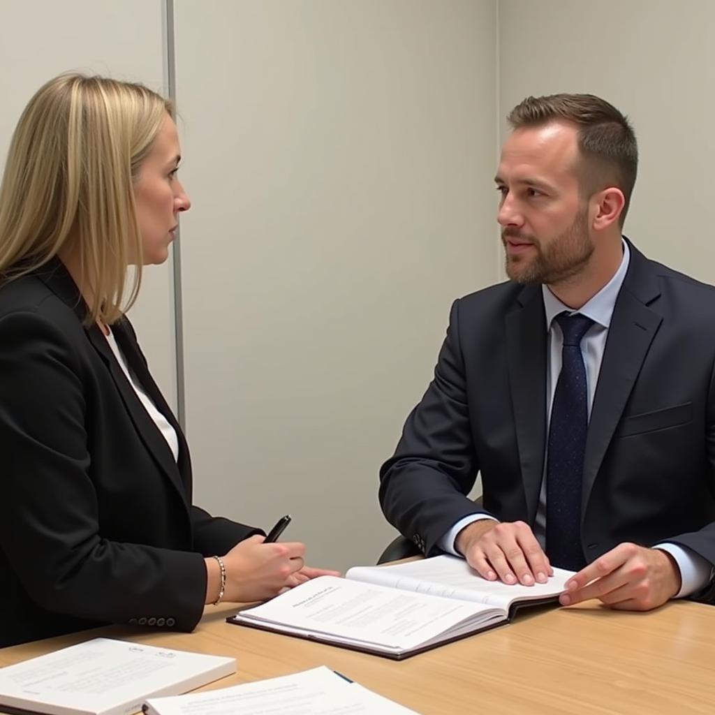 IELTS Speaking Test Examiner and Student Discussion