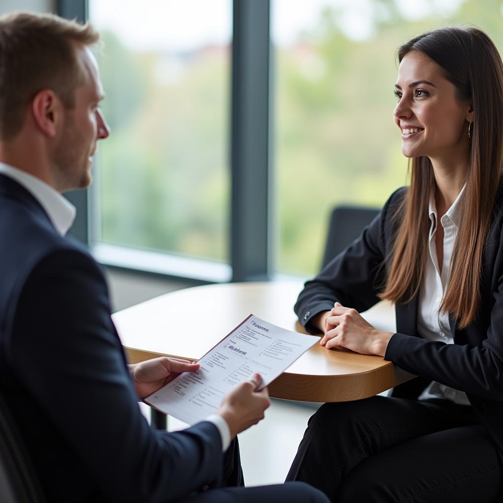 IELTS Speaking Test Examiner and Candidate Discussion