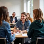 IELTS candidate discussing live performances with examiner
