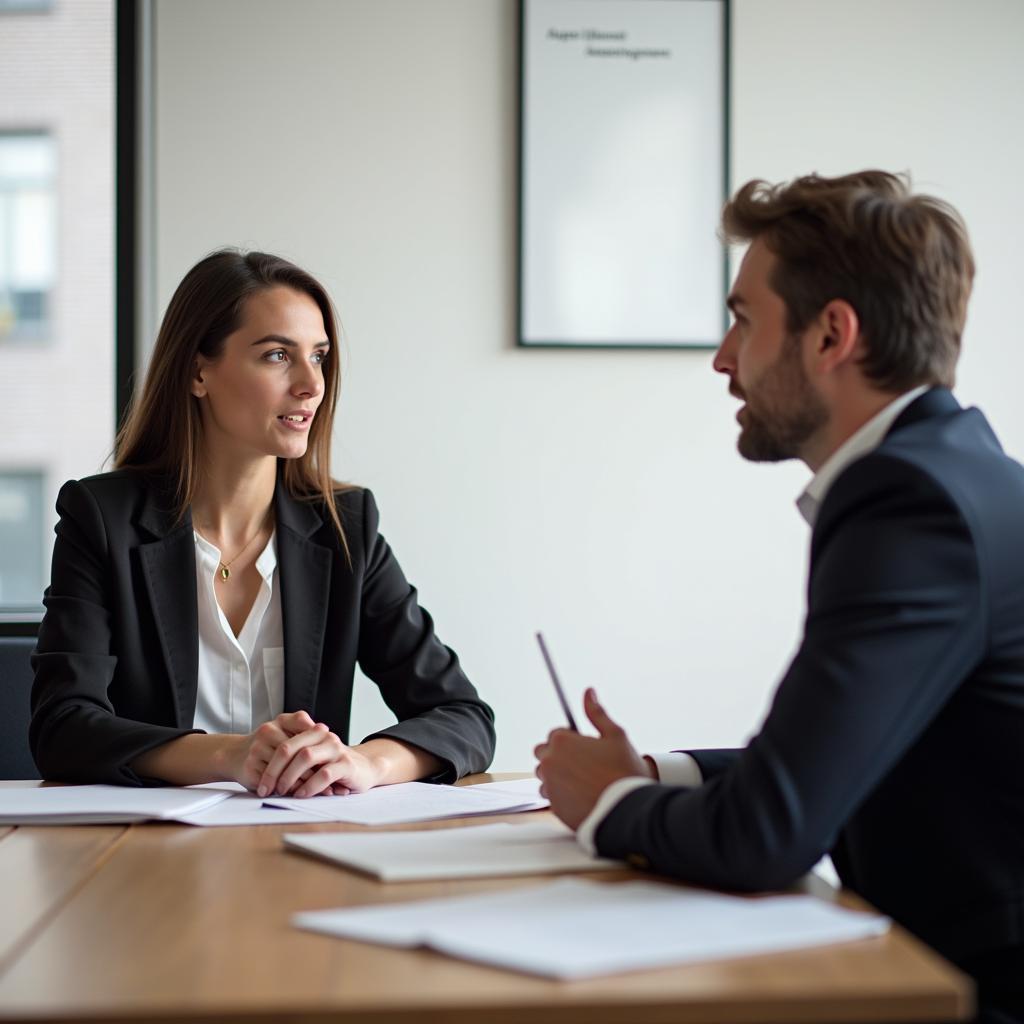 IELTS Speaking Test Examiner and Candidate Interaction
