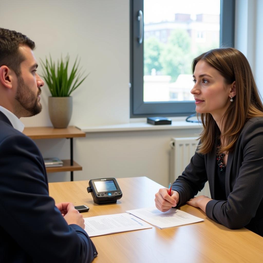 IELTS Speaking Test Preparation with Examiner and Candidate