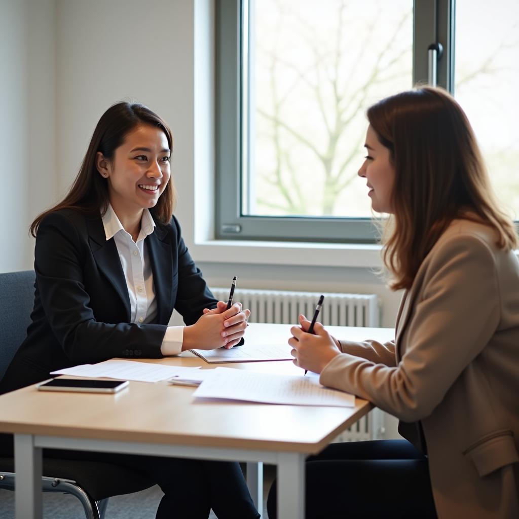 IELTS Speaking Test Preparation with Examiner and Candidate