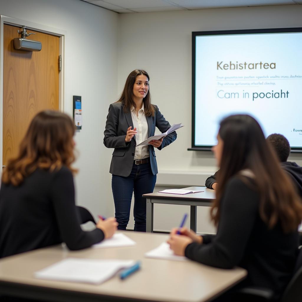 IELTS Speaking Test preparation session with focus on apology situations