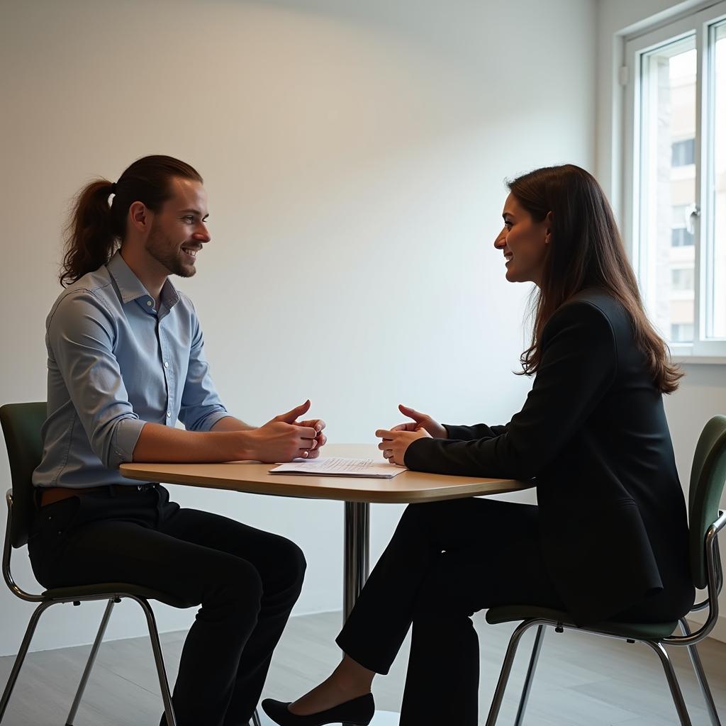 IELTS Speaking Test Preparation with Examiner and Candidate