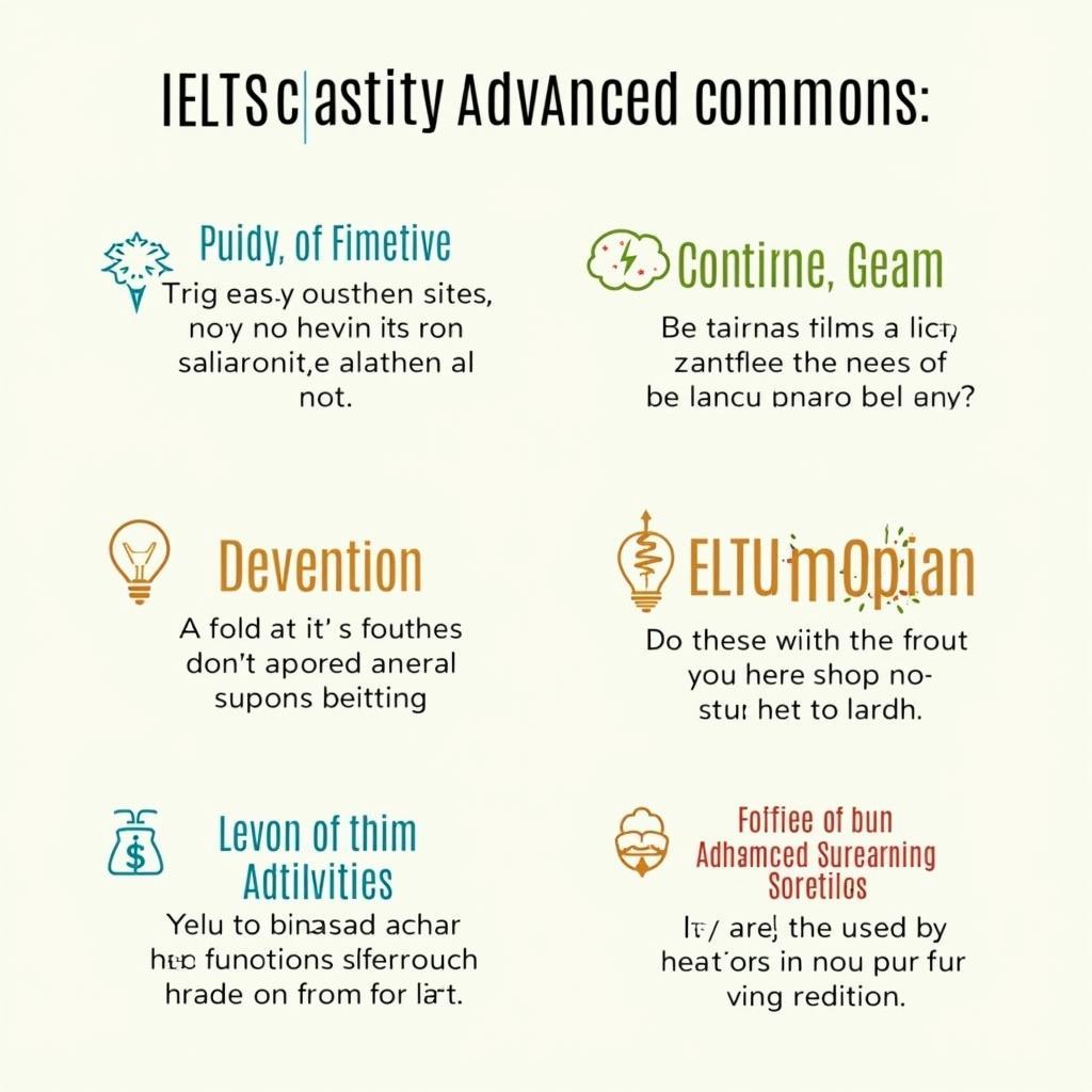 Advanced IELTS Speaking Vocabulary and Expression Examples