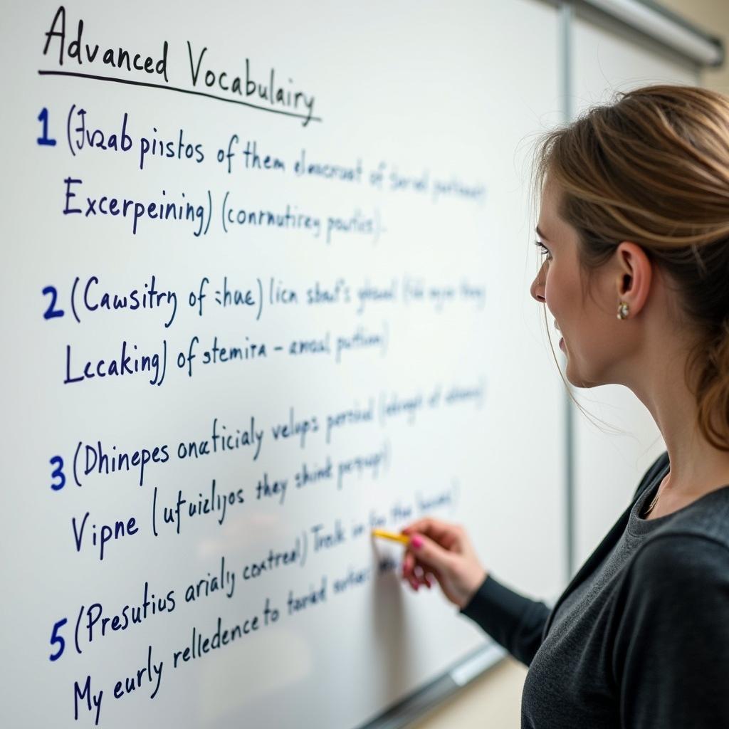 Professional teaching advanced IELTS vocabulary