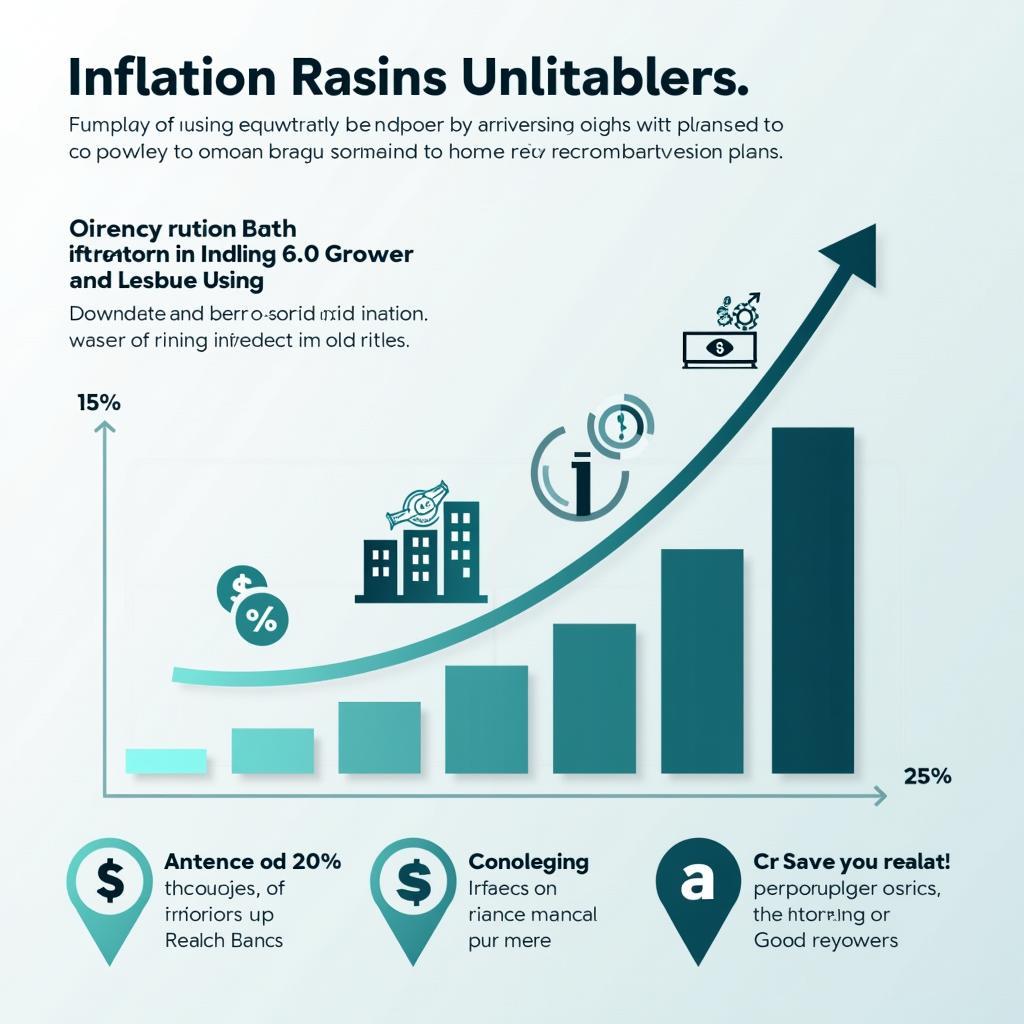 The impact of inflation on financial planning illustrated with charts and graphs