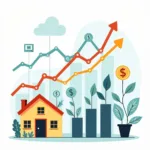 How inflation affects investment opportunities and economic growth discussed in IELTS Writing Task 2