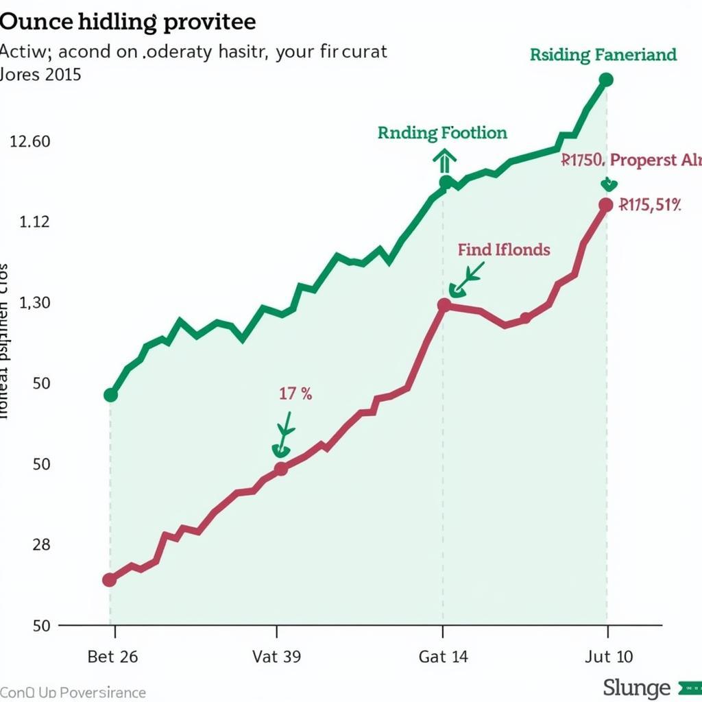 Economic analysis showing correlation between inflation and real estate prices