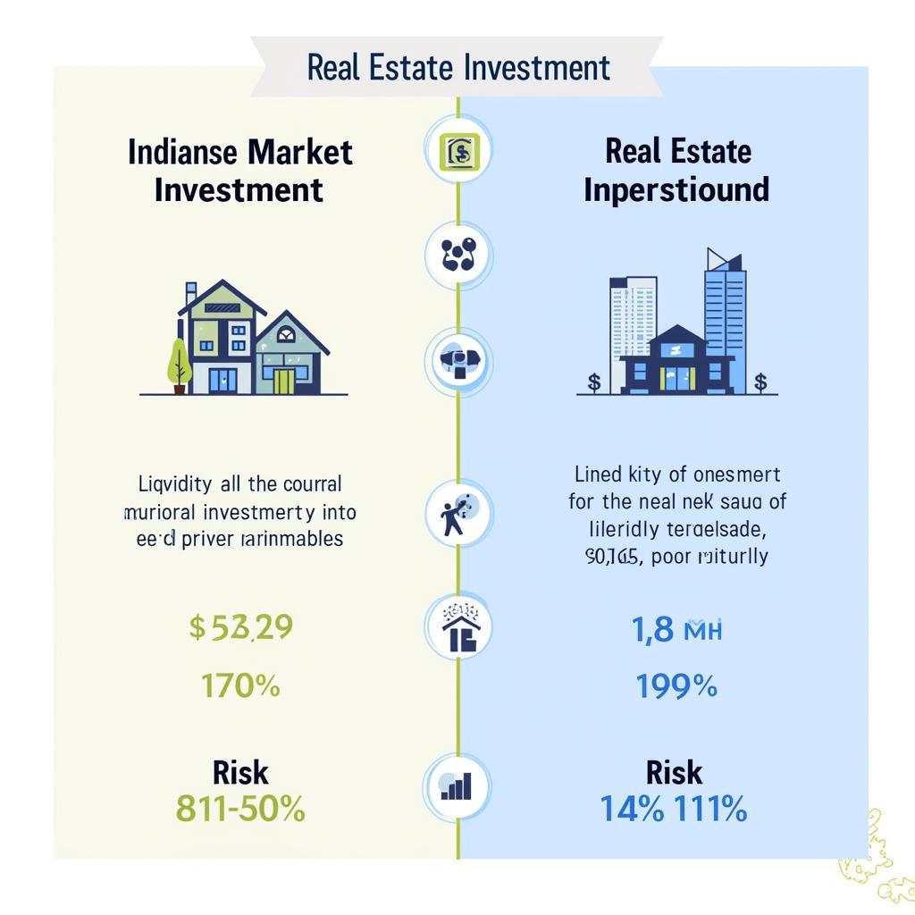 Stock Market vs Real Estate Investment Comparison Chart