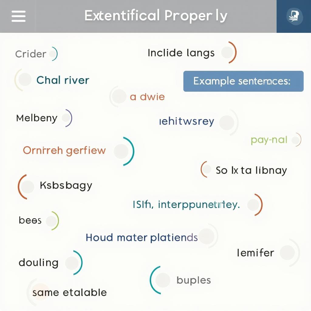 Professional infographic showing key IELTS speaking vocabulary