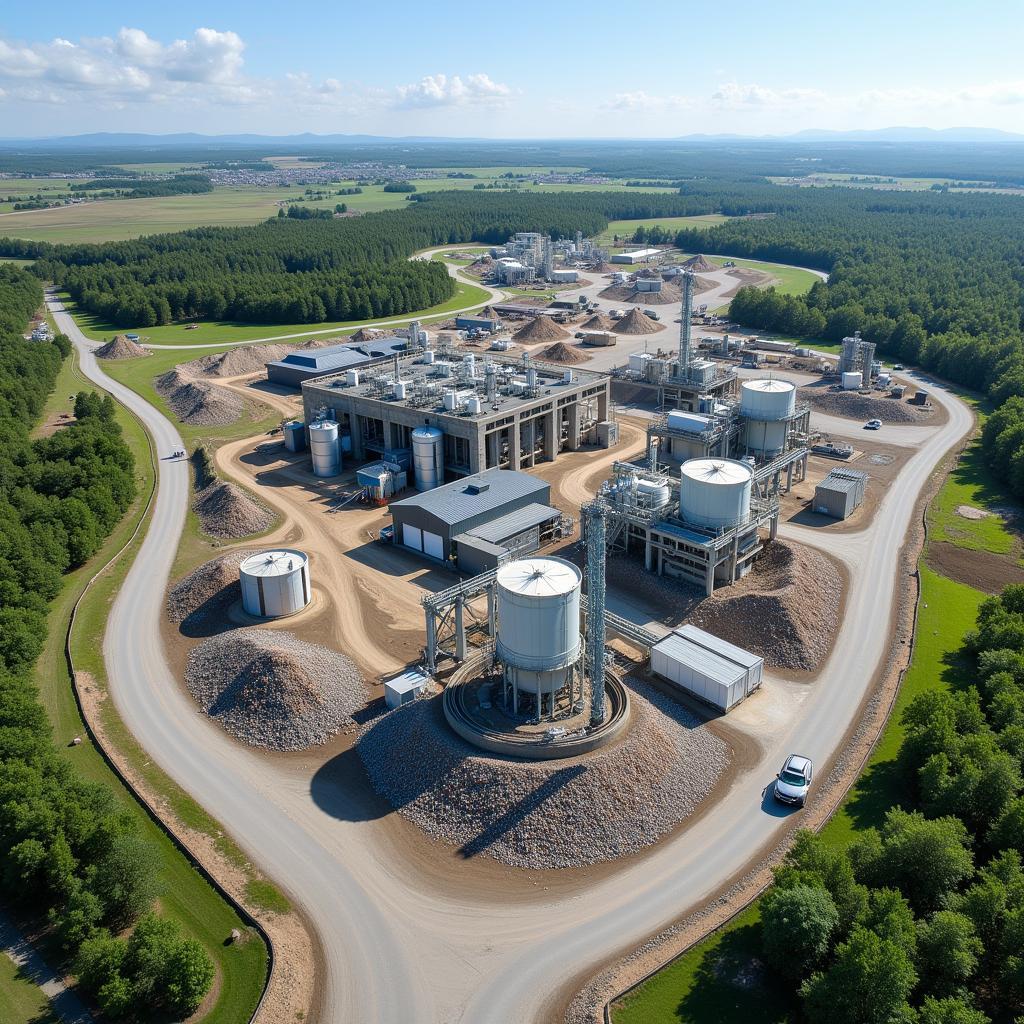 Environmental impact of modern landfill waste management systems