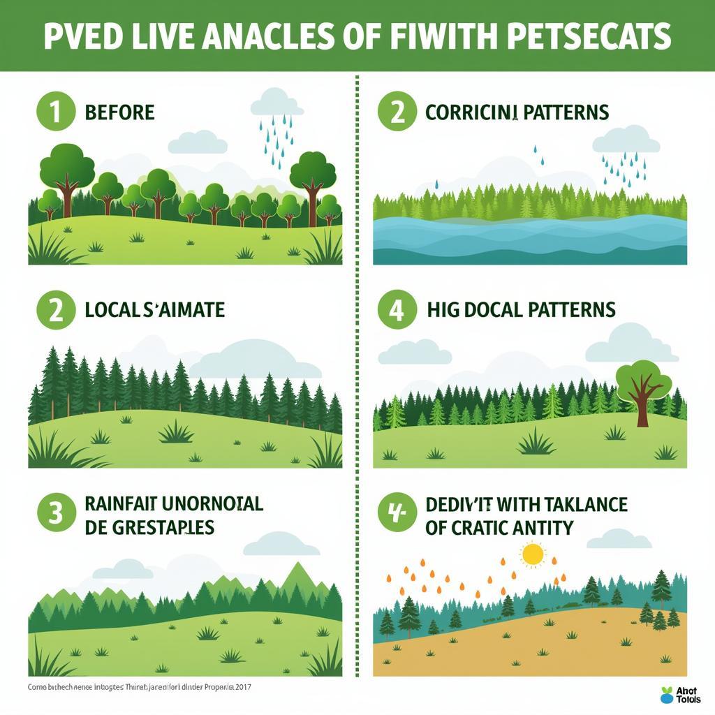 Effects of deforestation on local weather patterns and community life